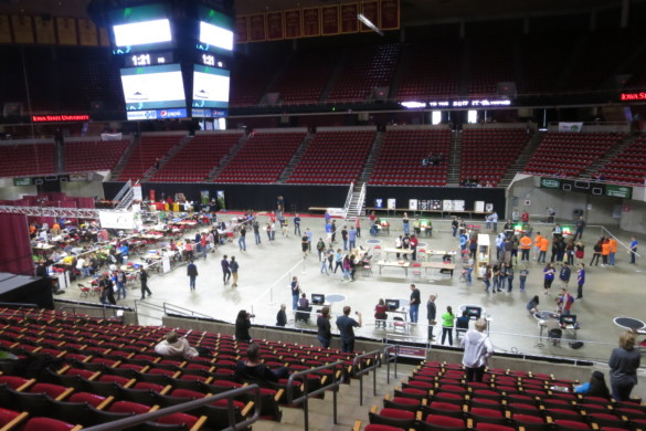 The IT Olympics at Hilton Coliseum in Ames, Iowa