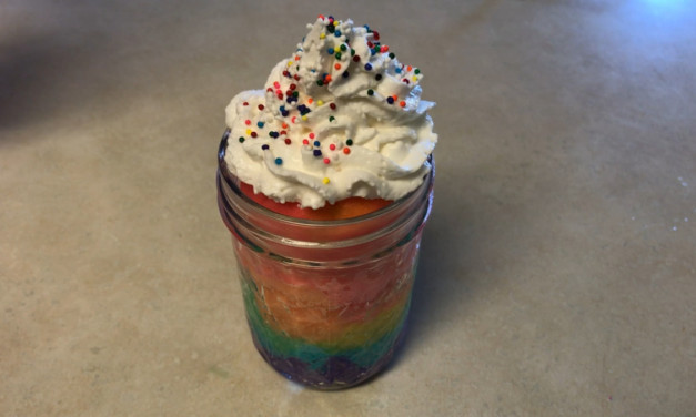 Twisted Rainbow Cakes