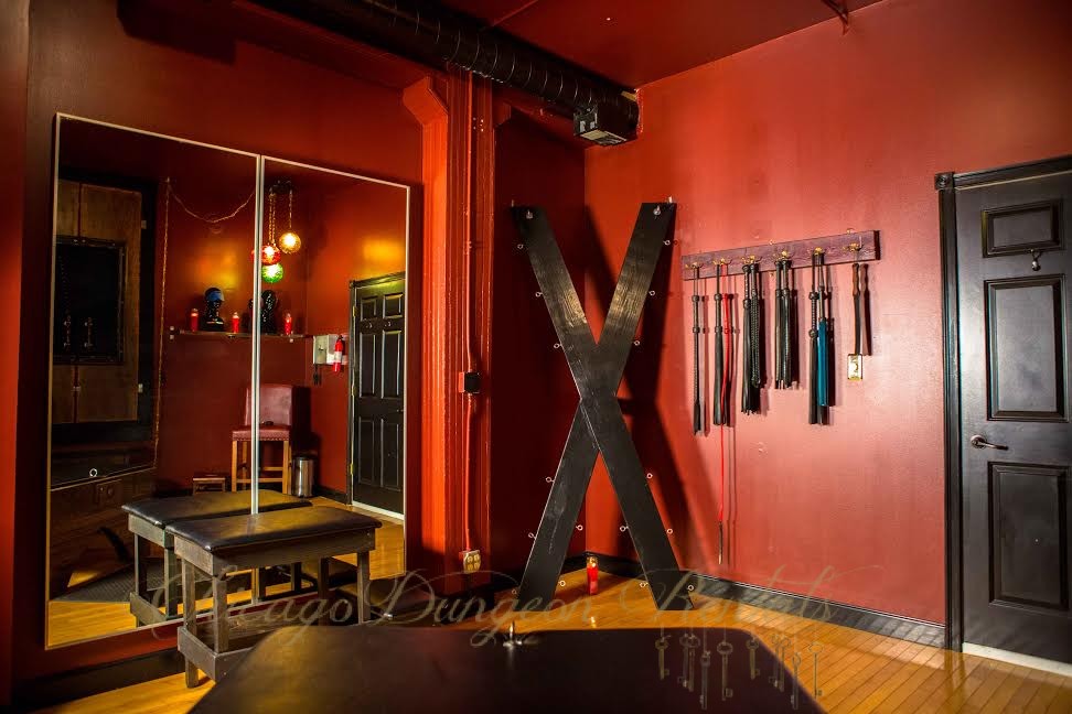 The Red Room is just one of four available rooms for rent at Chicago Dungeon Rentals, the Midwest’s very own BDSM bed-and-breakfast. Photo courtesy of Chicago Dungeon Rentals.